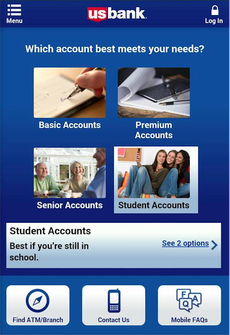 U.S. Bank Mobile Checking Accounts