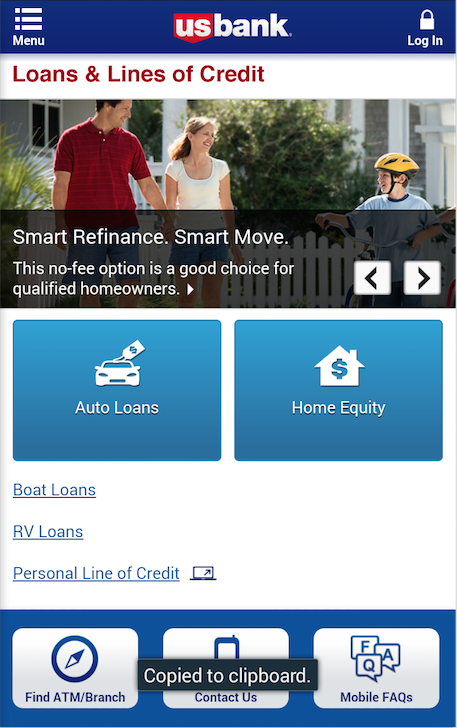 U.S. Bank Mobile Loans & Lines of Credit - Home Equity Loans