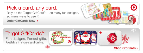 Target GiftCard Banner Ads