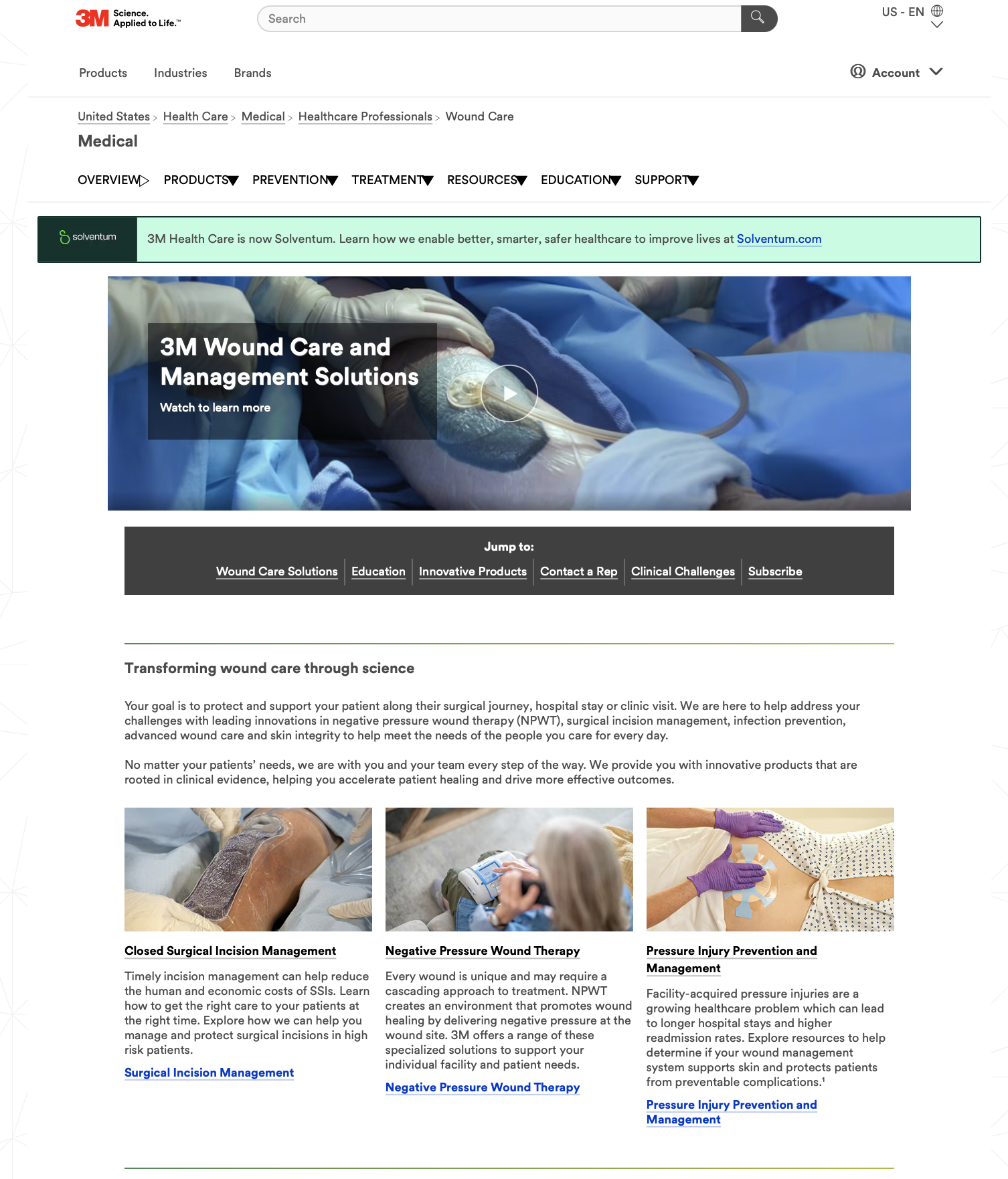 3M Wound Care and Management Solutions