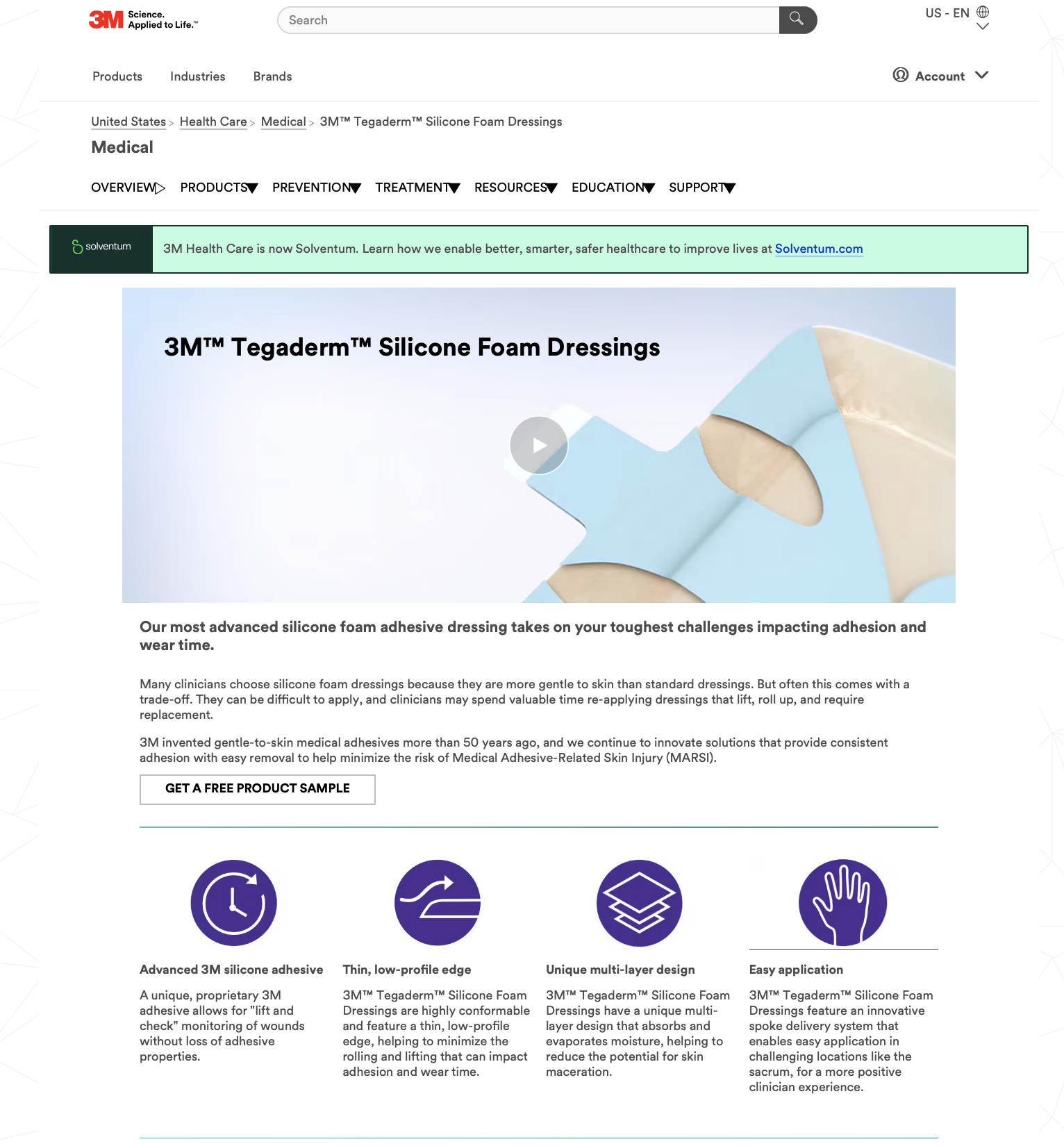 3M Tegaderm Silicone Foam Solutions