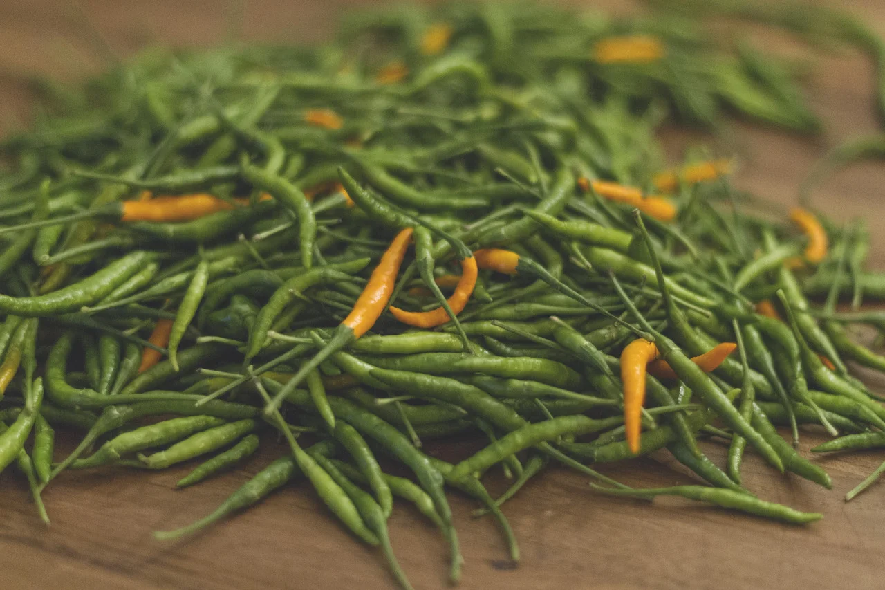 I have about 600 of these small mostly green Orange Thai peppers and I am overloaded with hotsauce, sweet pepper dips, and spicy jellies. Anyone have any good preserving recipes or suggestions? @infuseinto and @hqcreations - Thanks, pickled peppers it is!