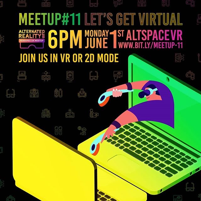 Our CTO @aband_nthecar will be part of a round table discussion about Covid-19 and the Rise of XR at the next @alternate_reality_club meetup in AltspaceVR on June 1st!

Check www.alternaterealityclub.com for the details.
.
.
.
#winnipeg #meetup #virt