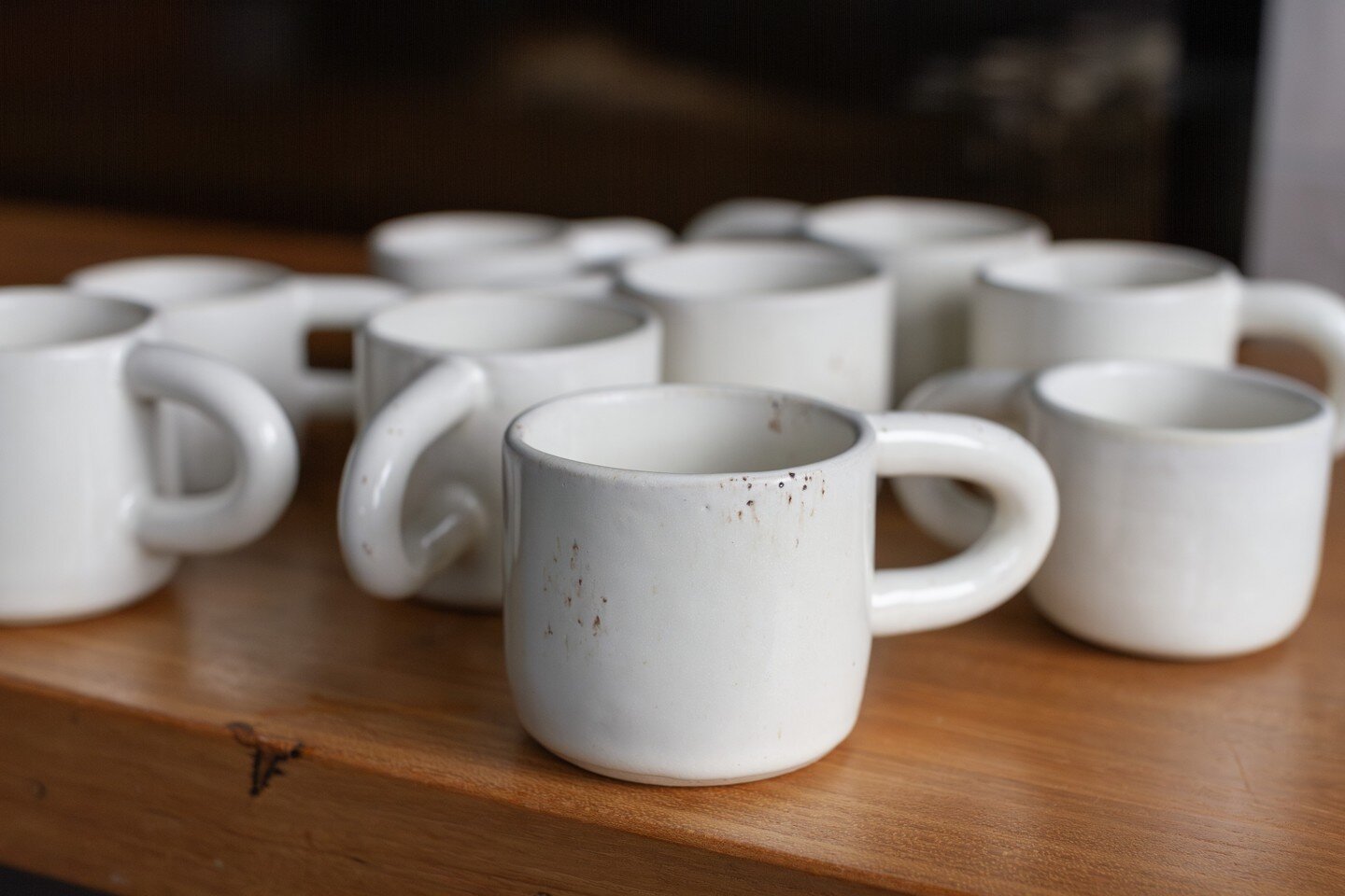 Many speckled mugs.

#mugs #pottery #ceramics #handmade