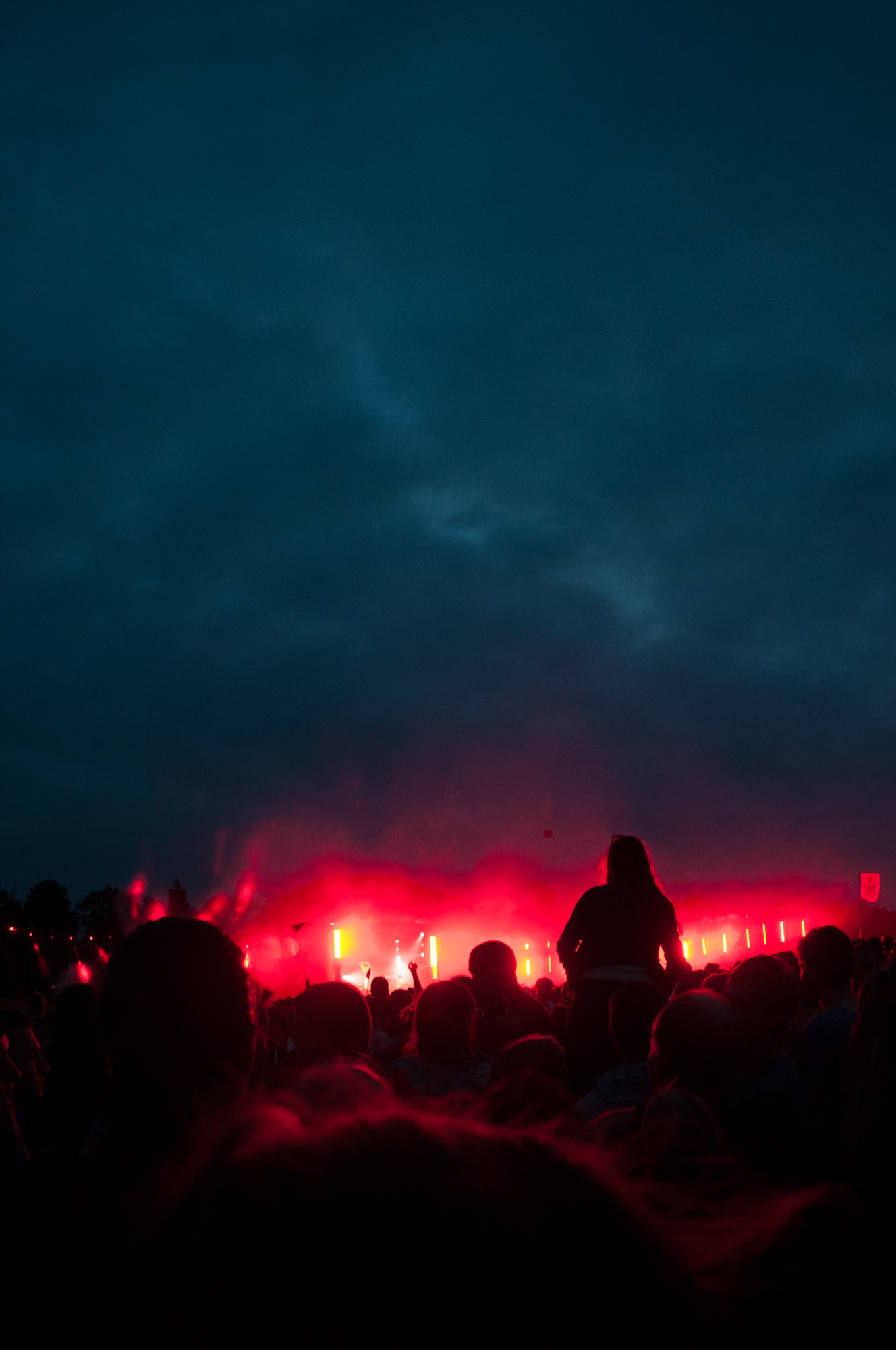Crowd shot from Disclosure at Roskilde 2013