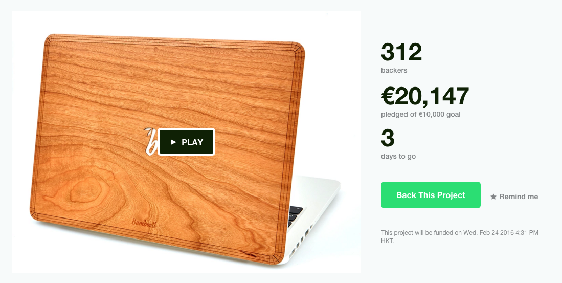 Ep 13 - 100% Funded in 48 Hours Kickstarter -  Wood MacBook Skins with Bambooti.be episode artwork