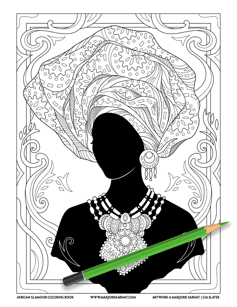 African Glamour — Marjorie Sarnat Design & Illustration