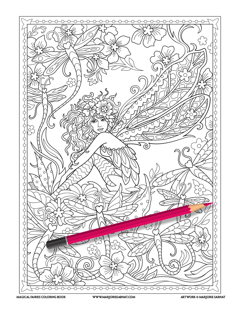 Fairy with Dragonflies
