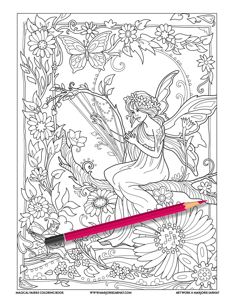 Fairy with Harp