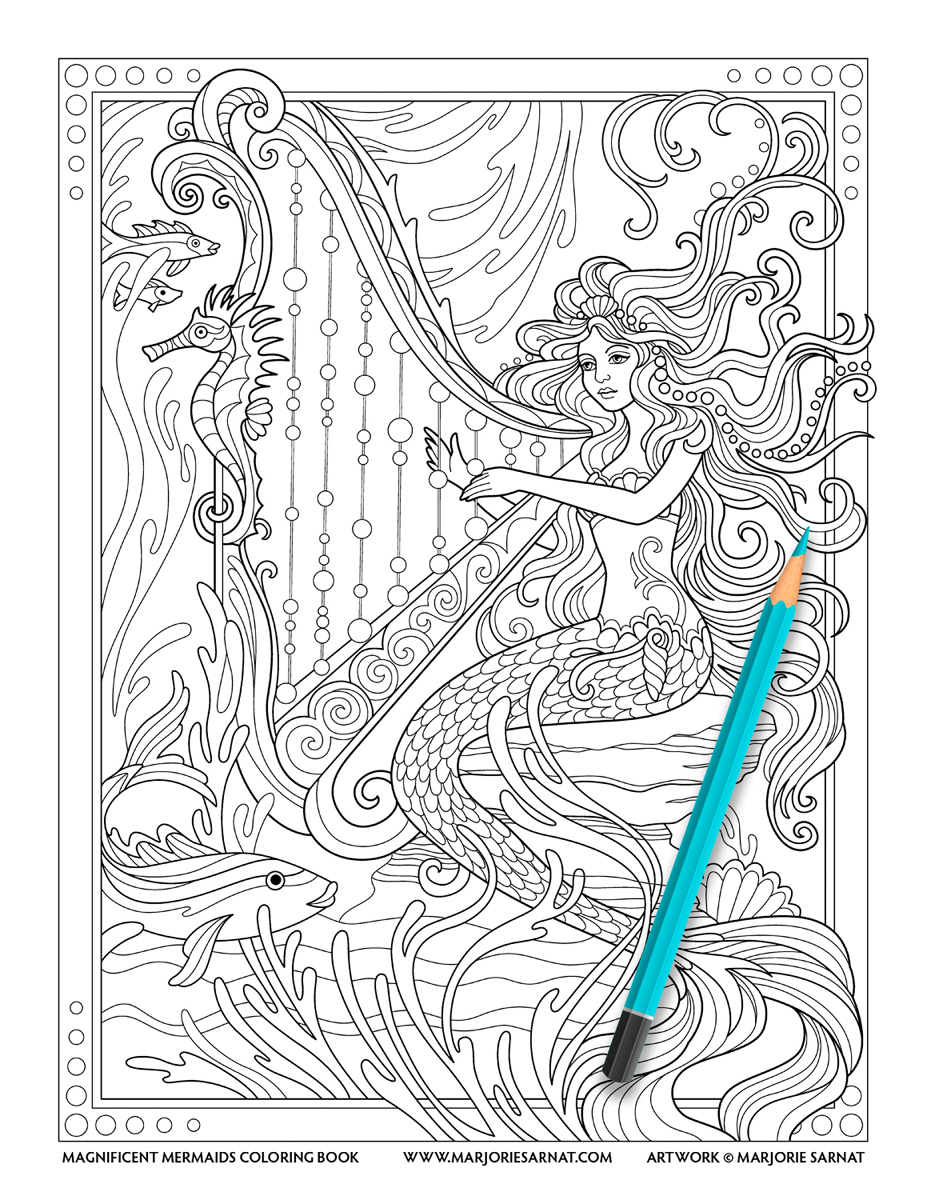 Mermaid and Harp