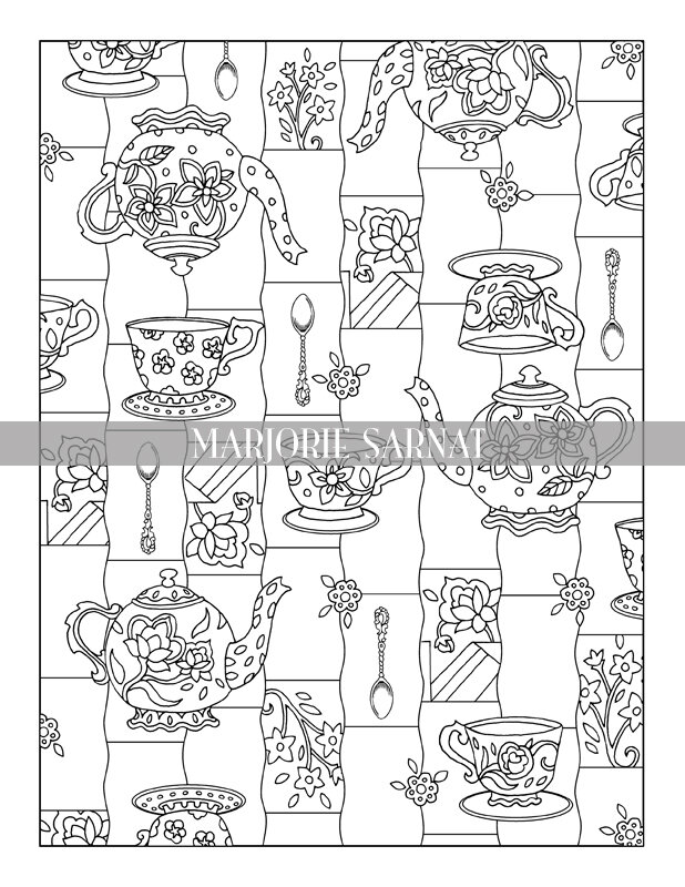 Teapot and Cups