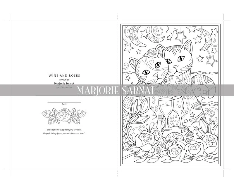 Wine and Roses Card