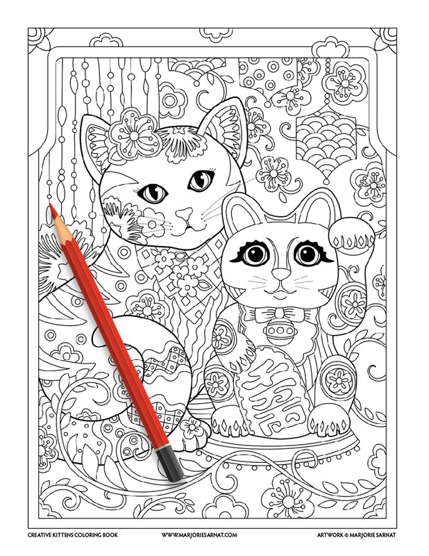 Creative Cats — Marjorie Sarnat Design & Illustration