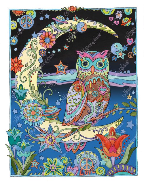 Owls — Marjorie Sarnat Design & Illustration