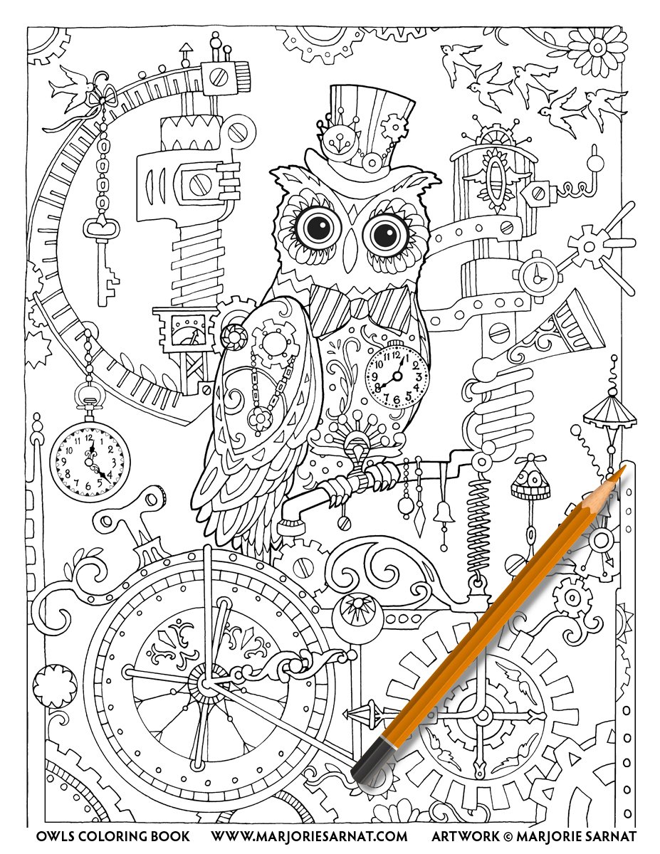 Steampunk Owl