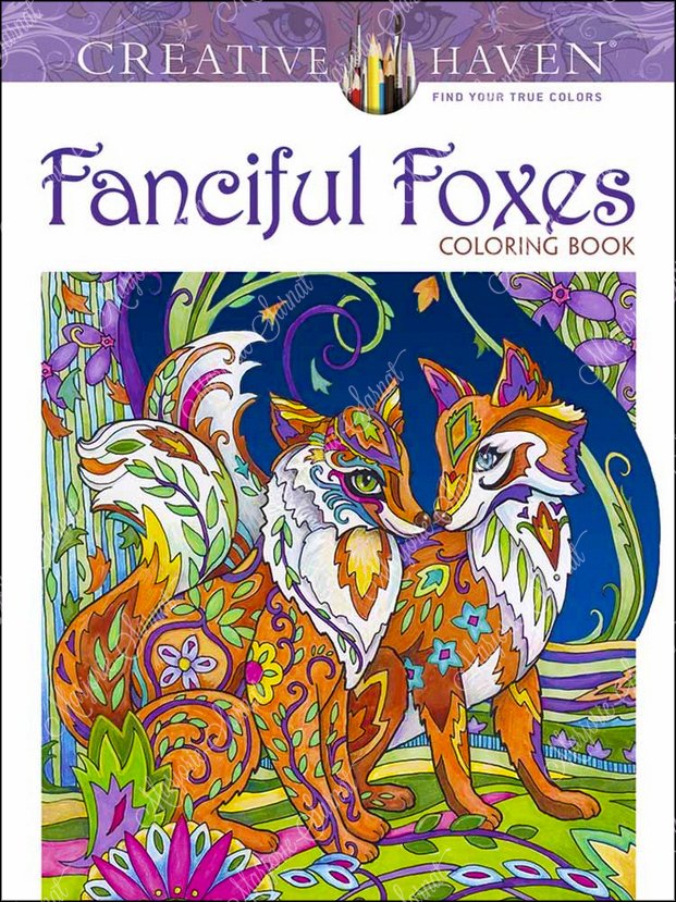 Fanciful Foxes Coloring Book