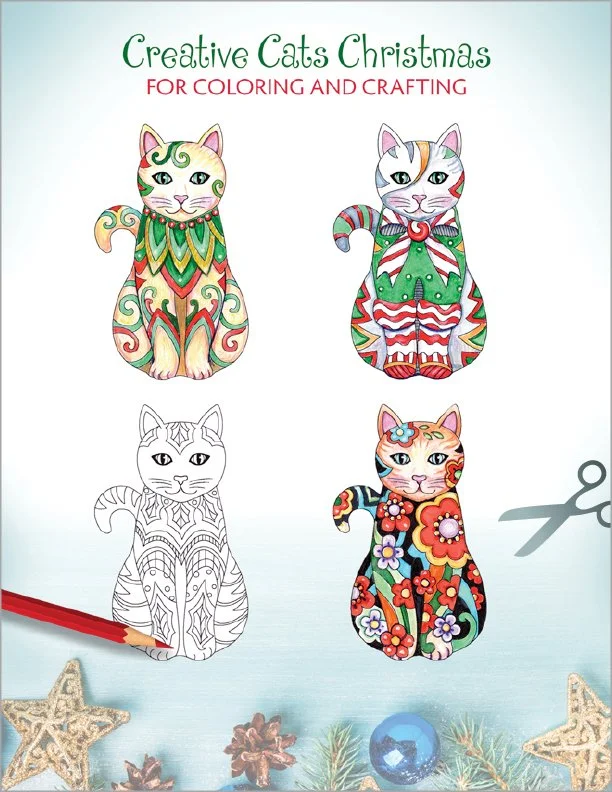 Creative Cats Christmas: For Coloring and Crafting