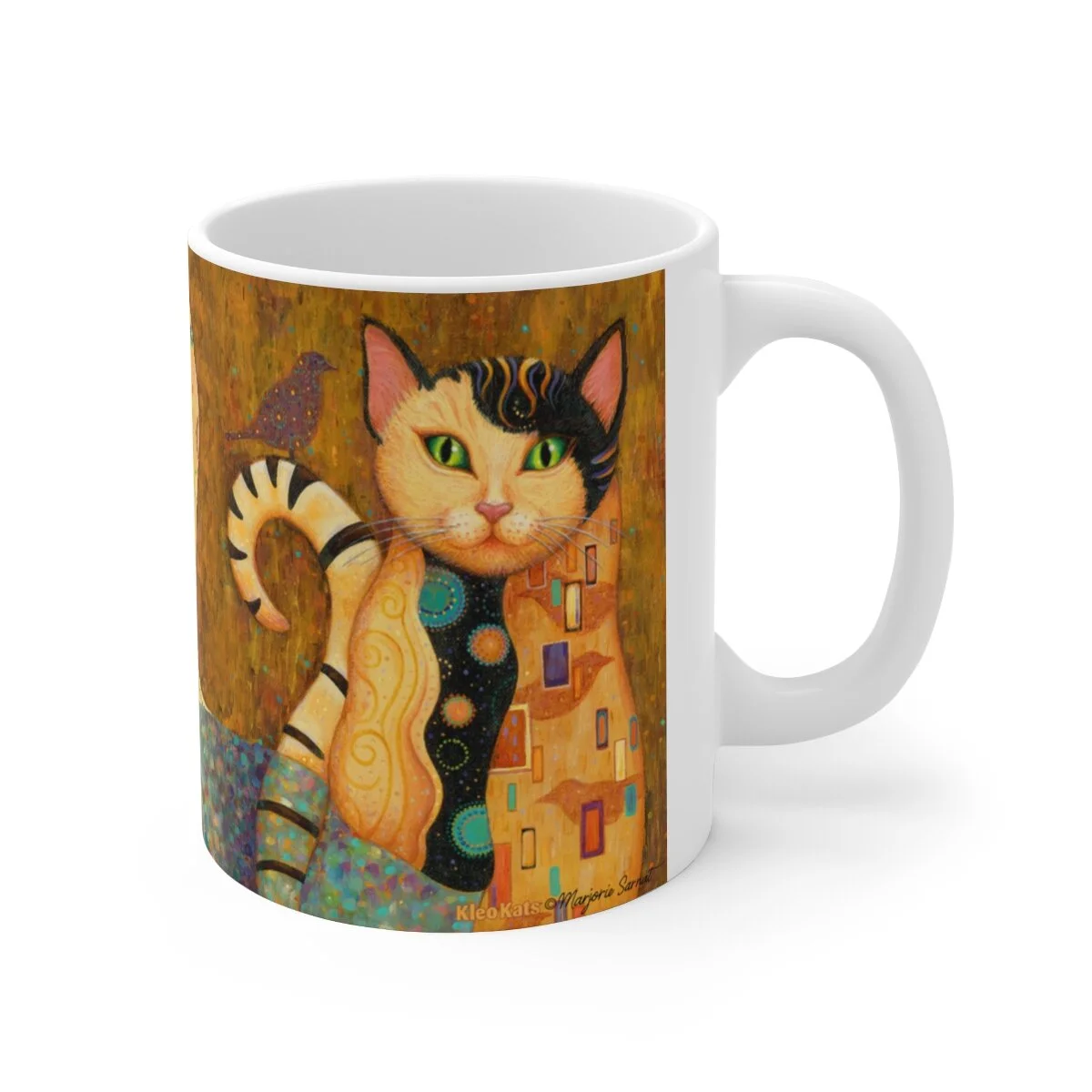Kleo Kats, "Audubon" – Ceramic Mug, 11oz