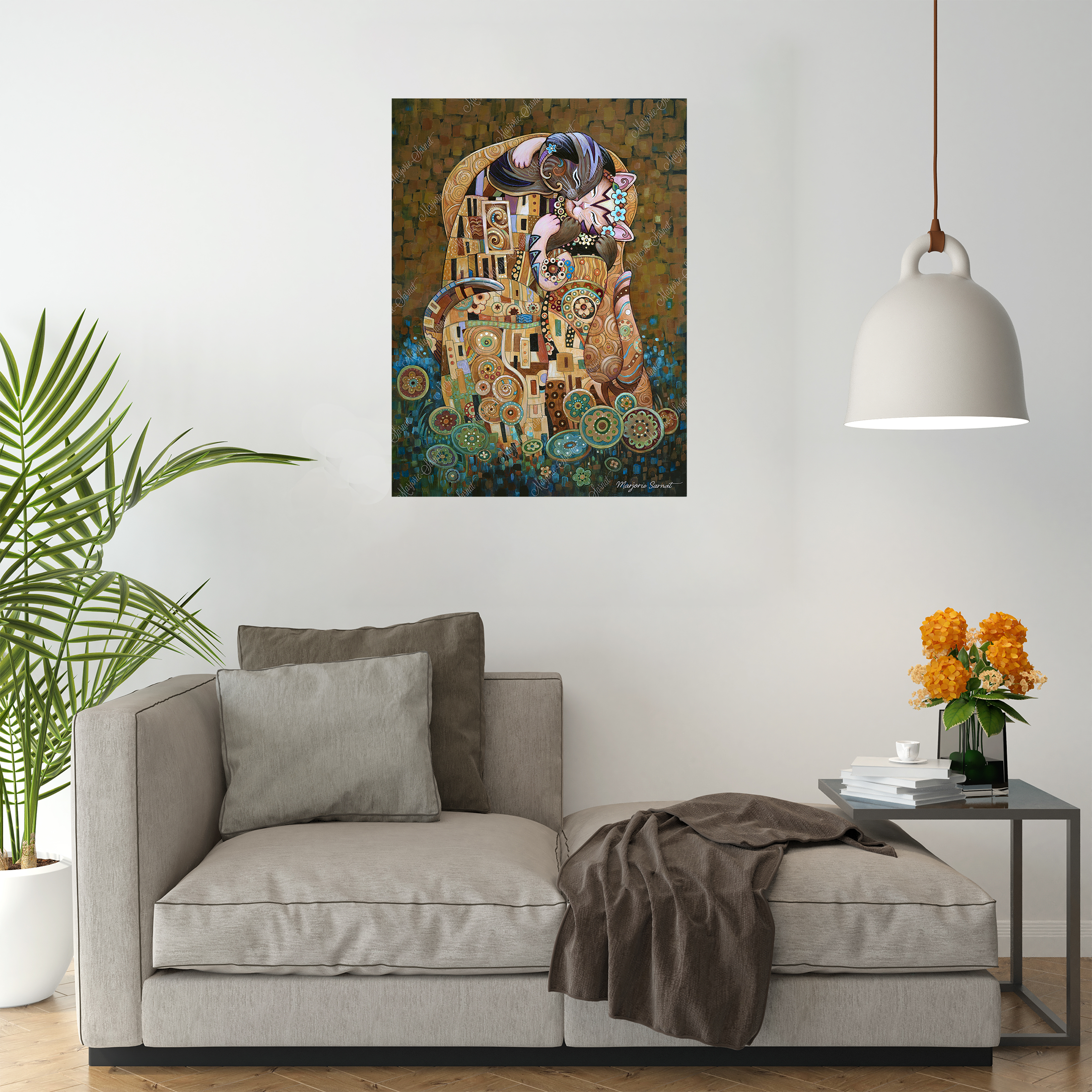 Kleo Kats, The Kiss, poster