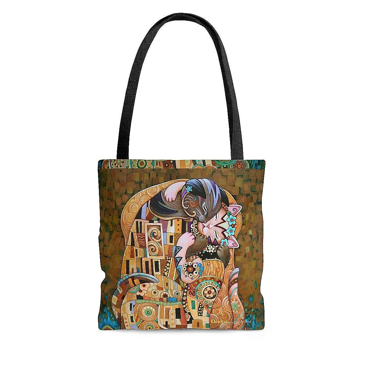 The Kiss Tote Bag, Kleo Kats Collection
