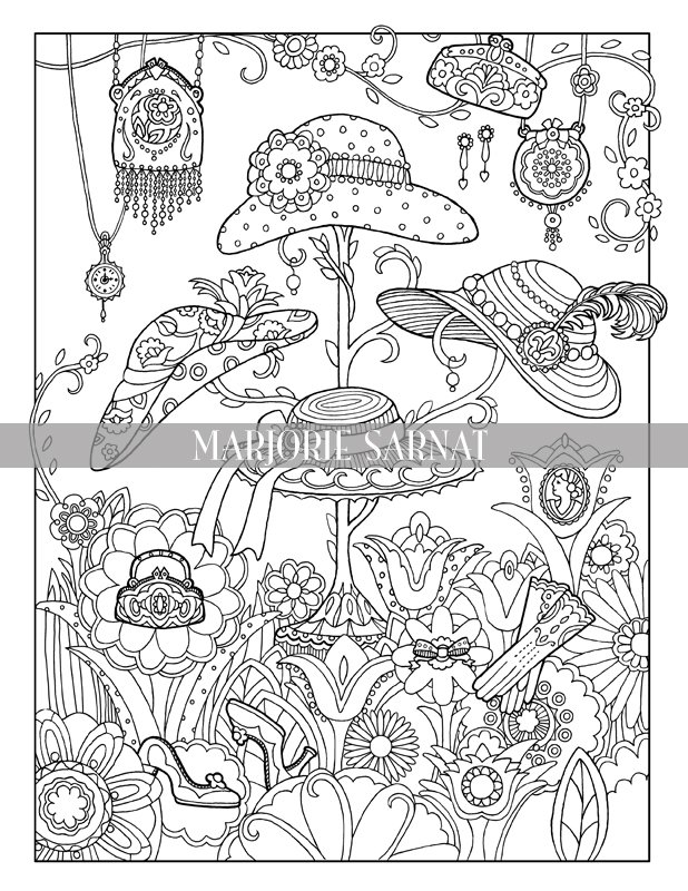 A Mother's Love Coloring Collection, 30 Printable Coloring Pages — Marjorie  Sarnat Design & Illustration