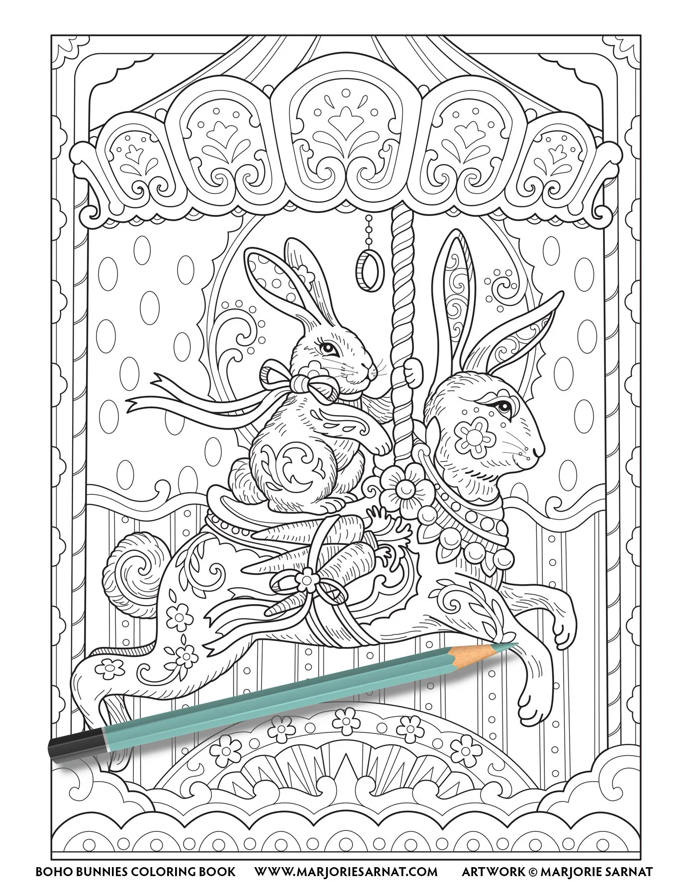 Boho Bunnies — Marjorie Sarnat Design & Illustration