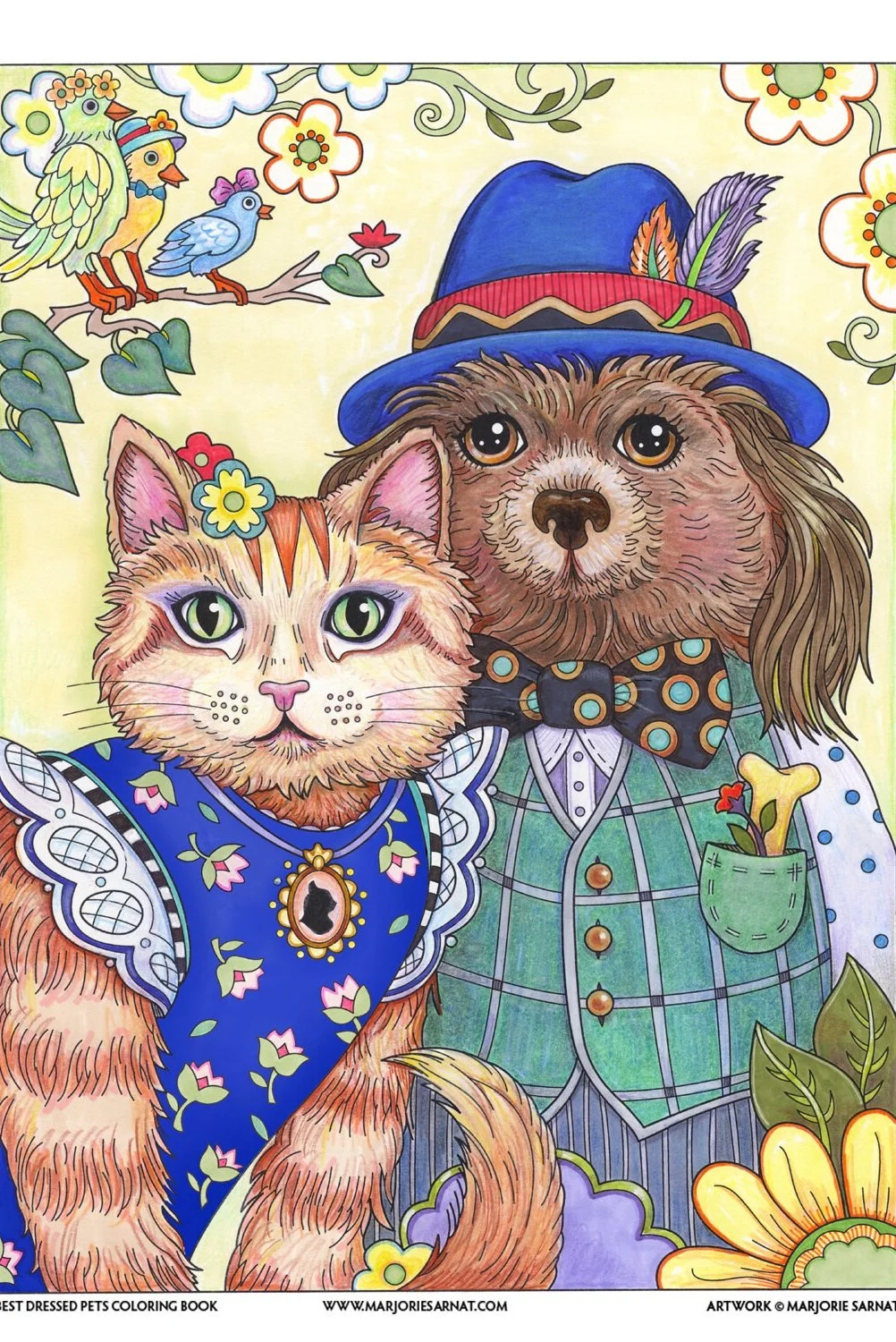 Best Dressed Pets cover illustration