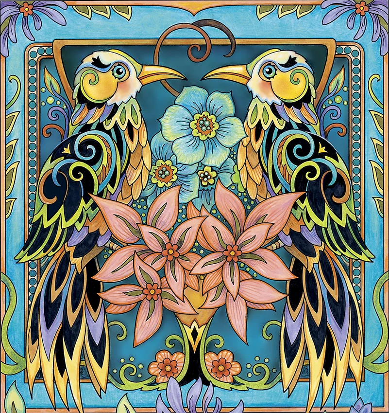 Birds and Blossoms cover illustration