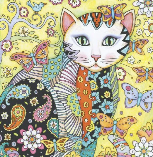 Famous color cover for Creative Cats book