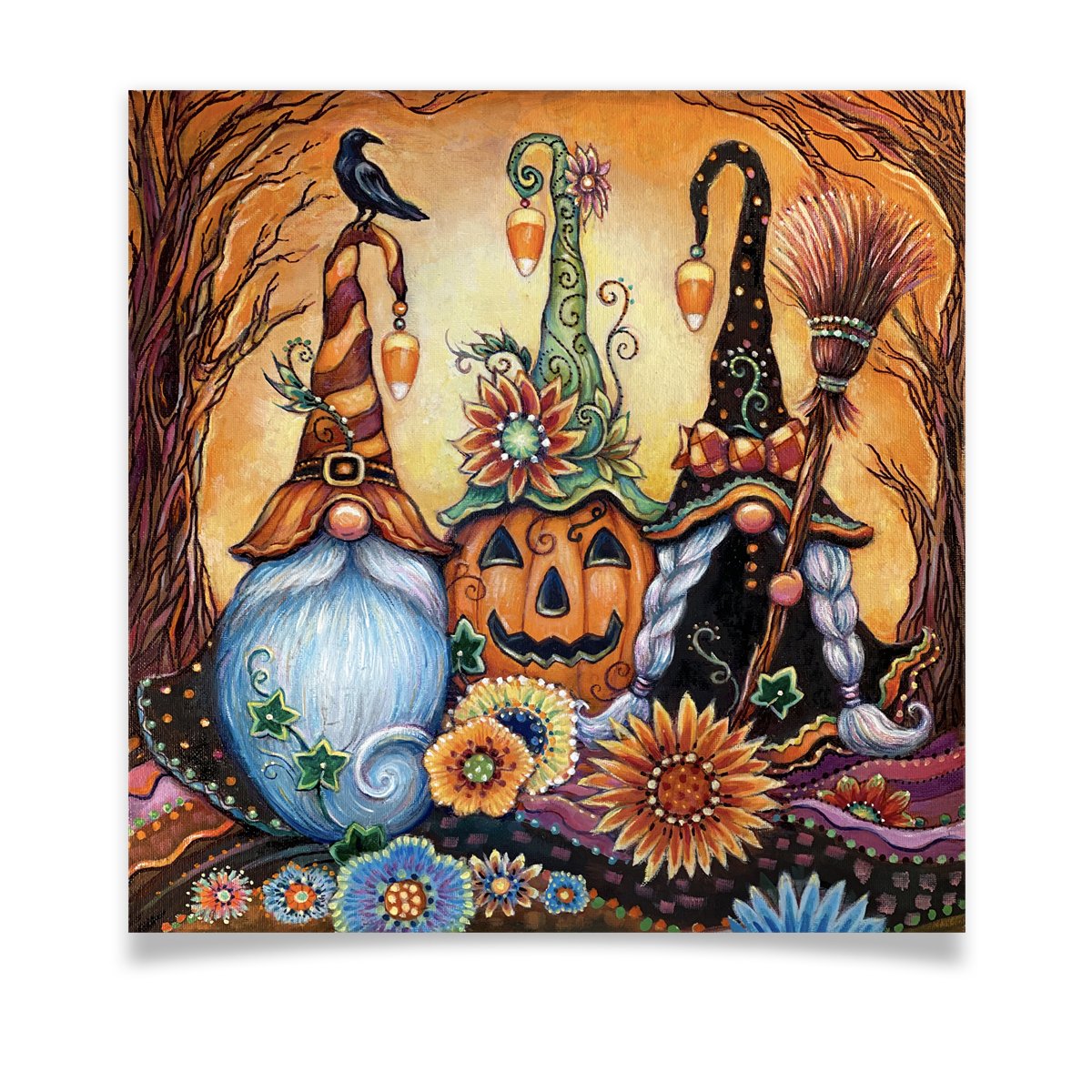 Gnome Town, Hocus Pocus Gnomes in Focus, Archival Matte Poster