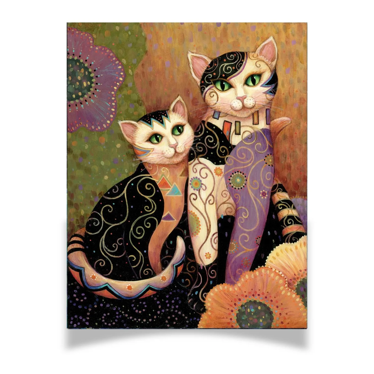 Kleo Kats, "Kompanions" Poster, Low-glare Satin Finish, Heavyweight Paper