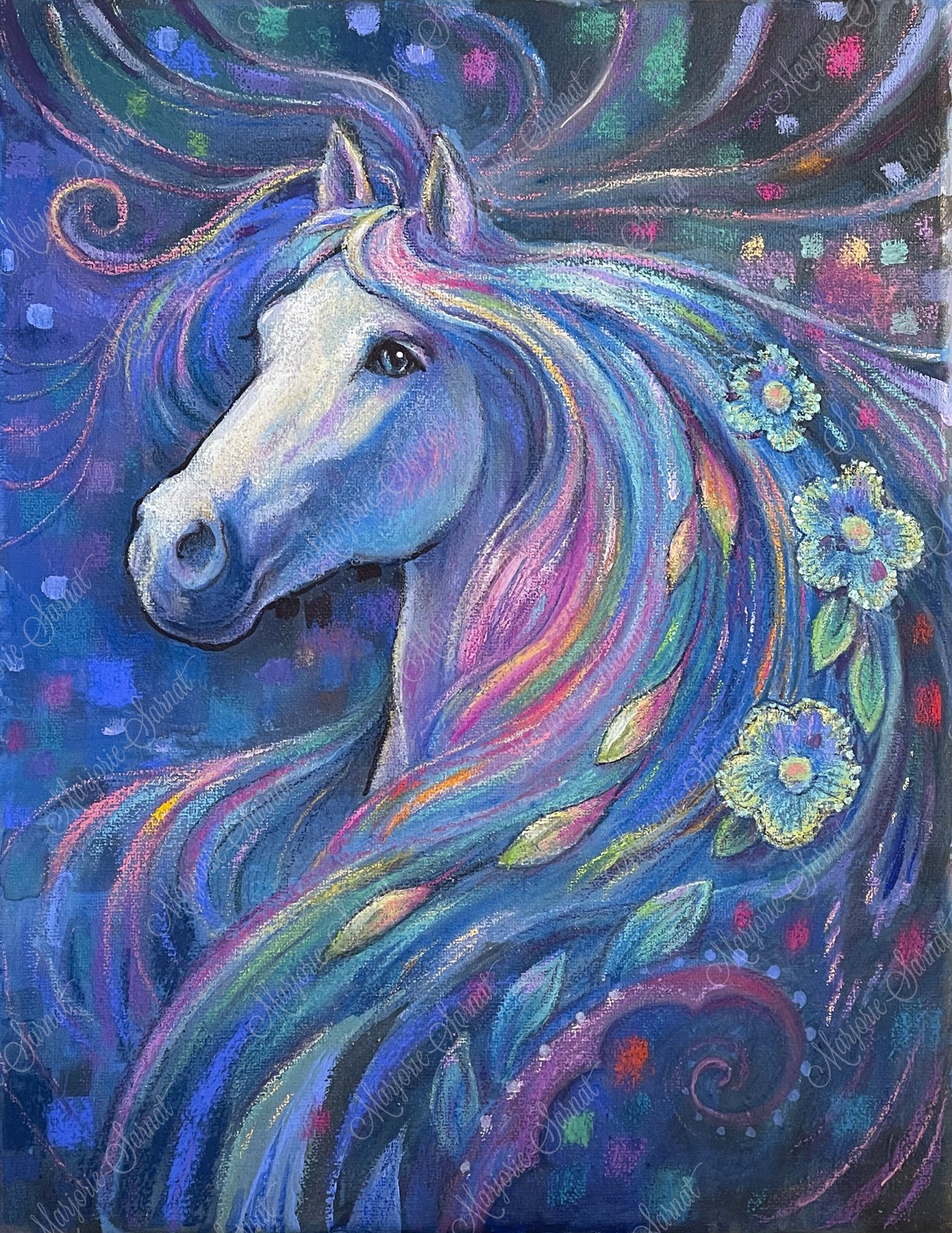 Unicorn 2 Pre Sketched Canvas, Kids Painting, Kids Painting Canvas, Art  Kits, Pa