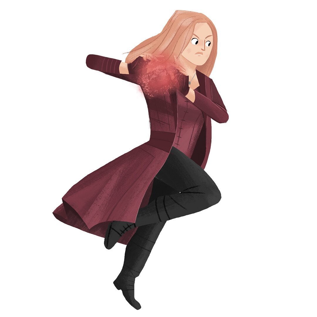 Last year I worked with Marvel on a couple of projects. One of those projects was to illustrate characters as they appear in the MCU not the comics. Today&rsquo;s post is Wanda aka The Scarlet Witch.
.
#wandavision #scarletwitch #mcu #marvel #marvelc