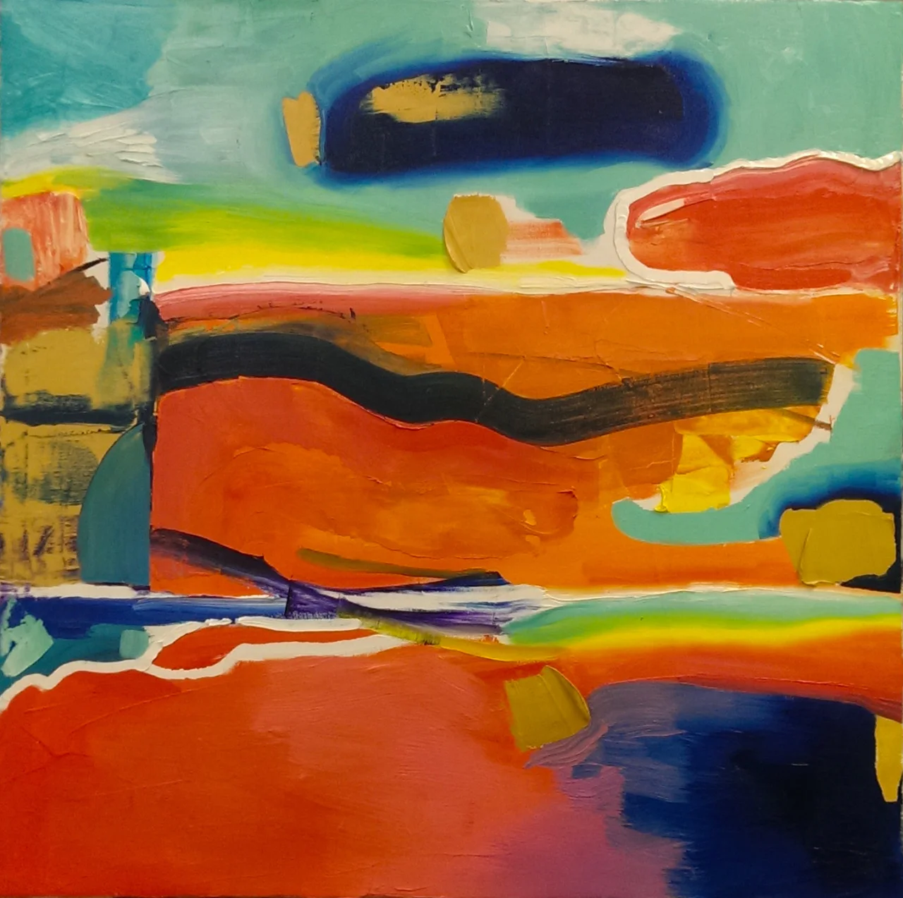 Night Vision, 24x24, Oil on canvas, 2015.