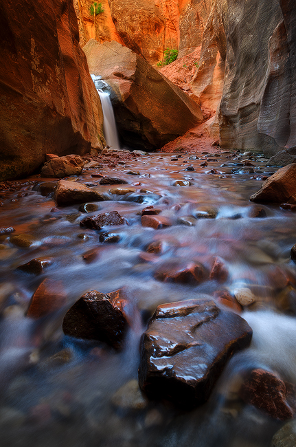 Somewhere in the Middle - Kanarraville Falls, Kanarraville, UT