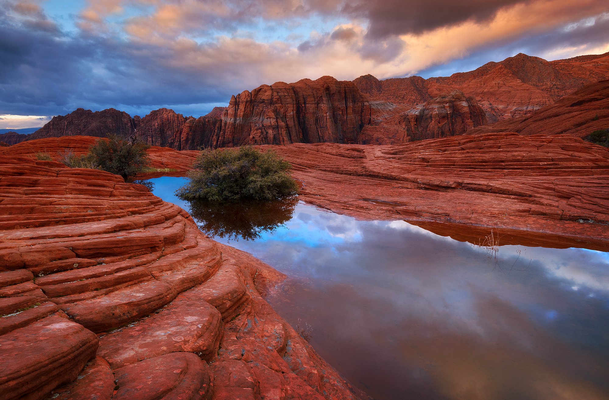 The Calm After The Storm - Snow Canyon State Park, UT