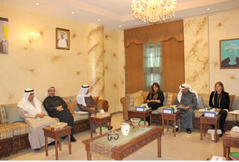 Guest lecture at Kuwait University. Photo: KUNA