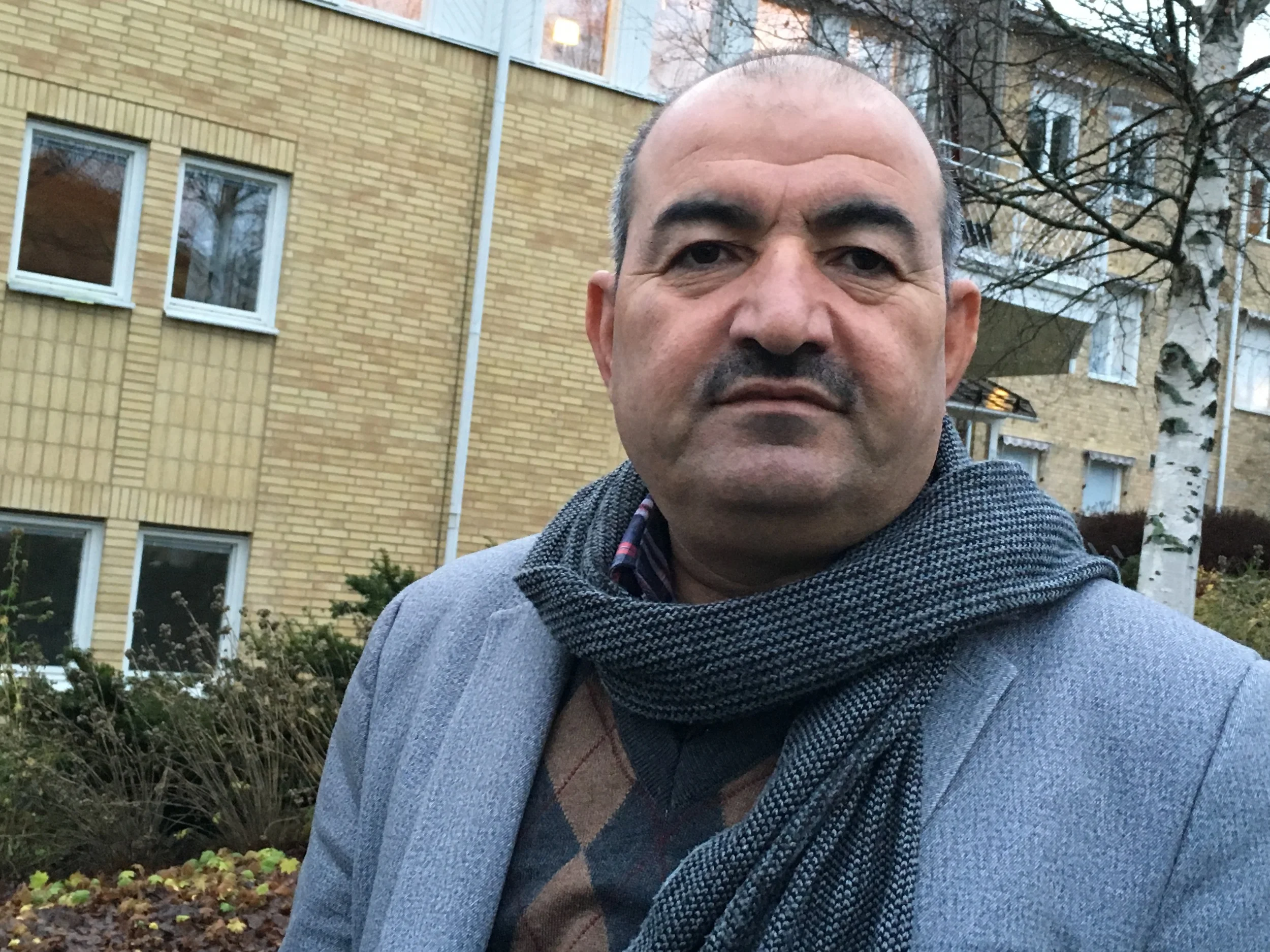 Khider Domle, journalist, människorättsaktivist och författare. Foto: Bitte Hammargren