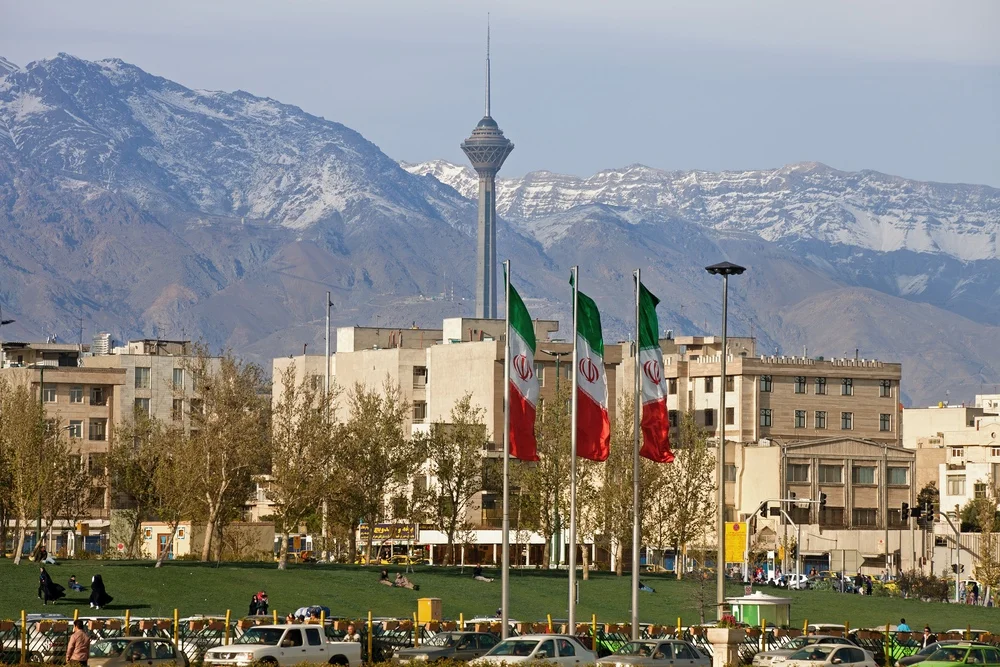 Norra Teheran – med Alborzbergen i bakgrunden. Foto: Shutterstock