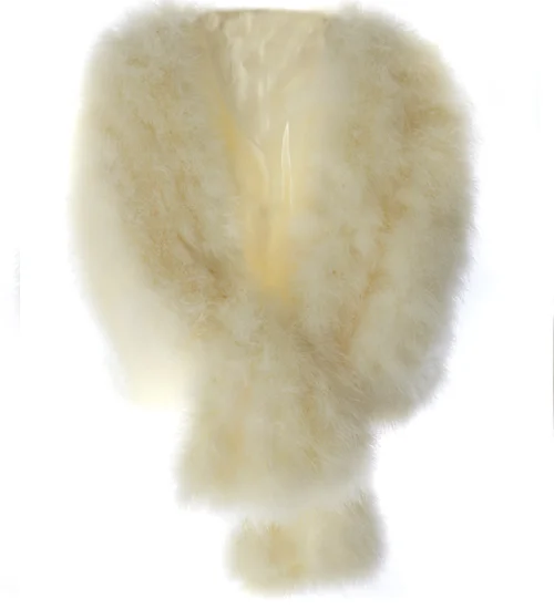 Luxury Smooth Feather Bridal Cape (assorted colours)