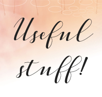 Useful stuff. — By Harriet - Accessories To Feel Confident