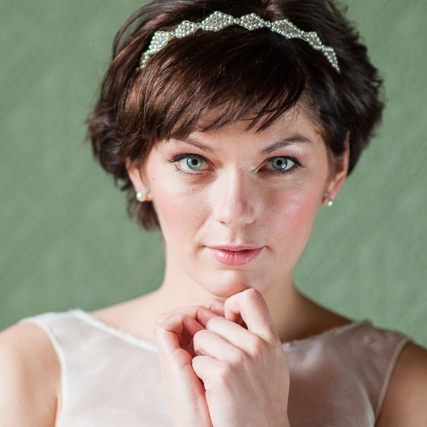 Are you a short hair bride? Are there bridal hair accessories for short hair?  — By Harriet - Accessories To Feel Confident & Look Fabulous In