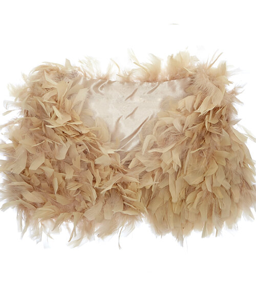 Ruffle Feather Wrap