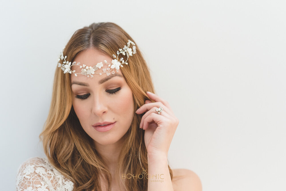 Boho bridal hair accessories  25 top styles  Debbie Carlisle