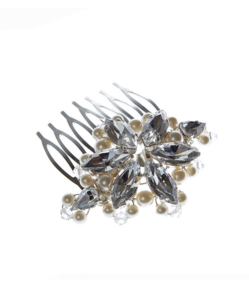 alexandra crystal pearl Bridal Hair Comb By Harriet.jpg