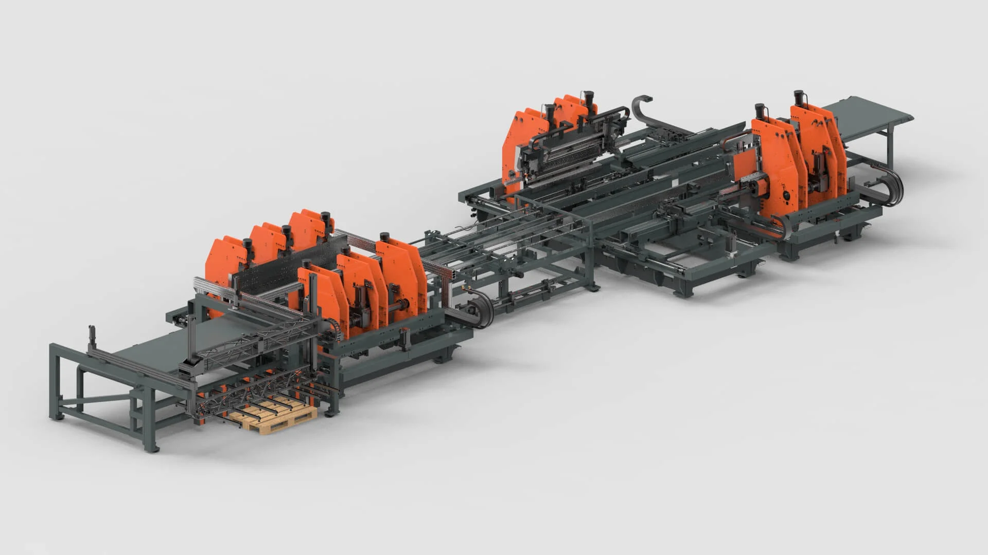 Sheet Metal Bending Production Line for Ceiling Tils