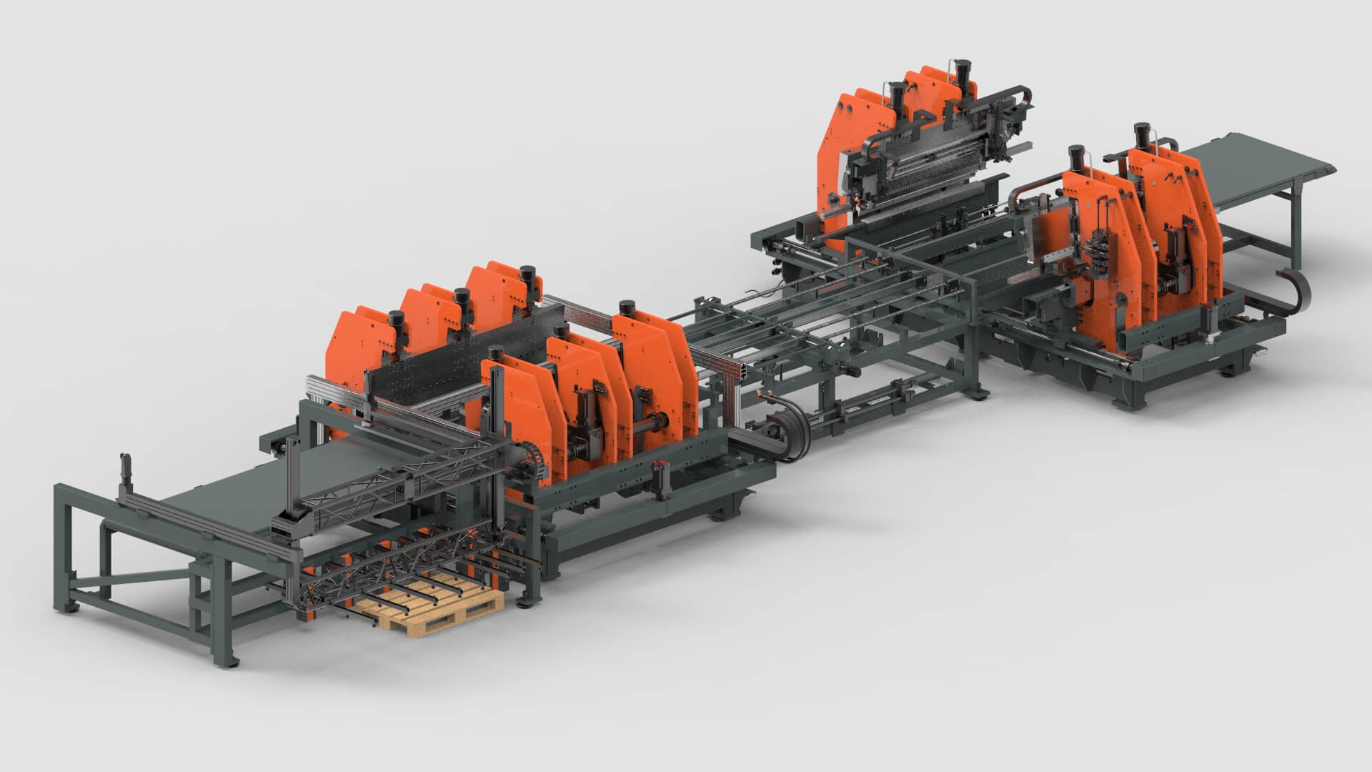 Sheet Metal Bending Line for Elevator Panels