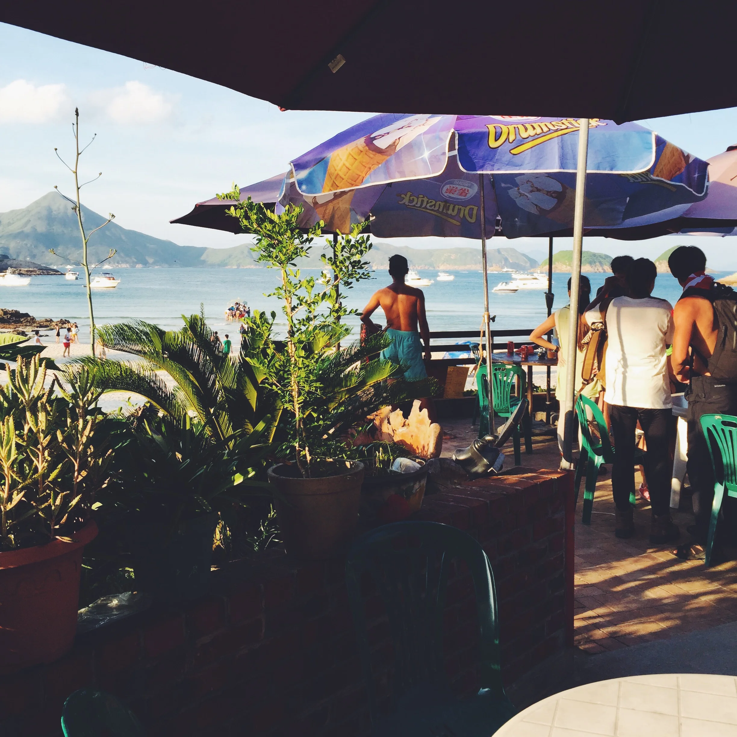 Still day dreaming about the view from this restaurant patio.