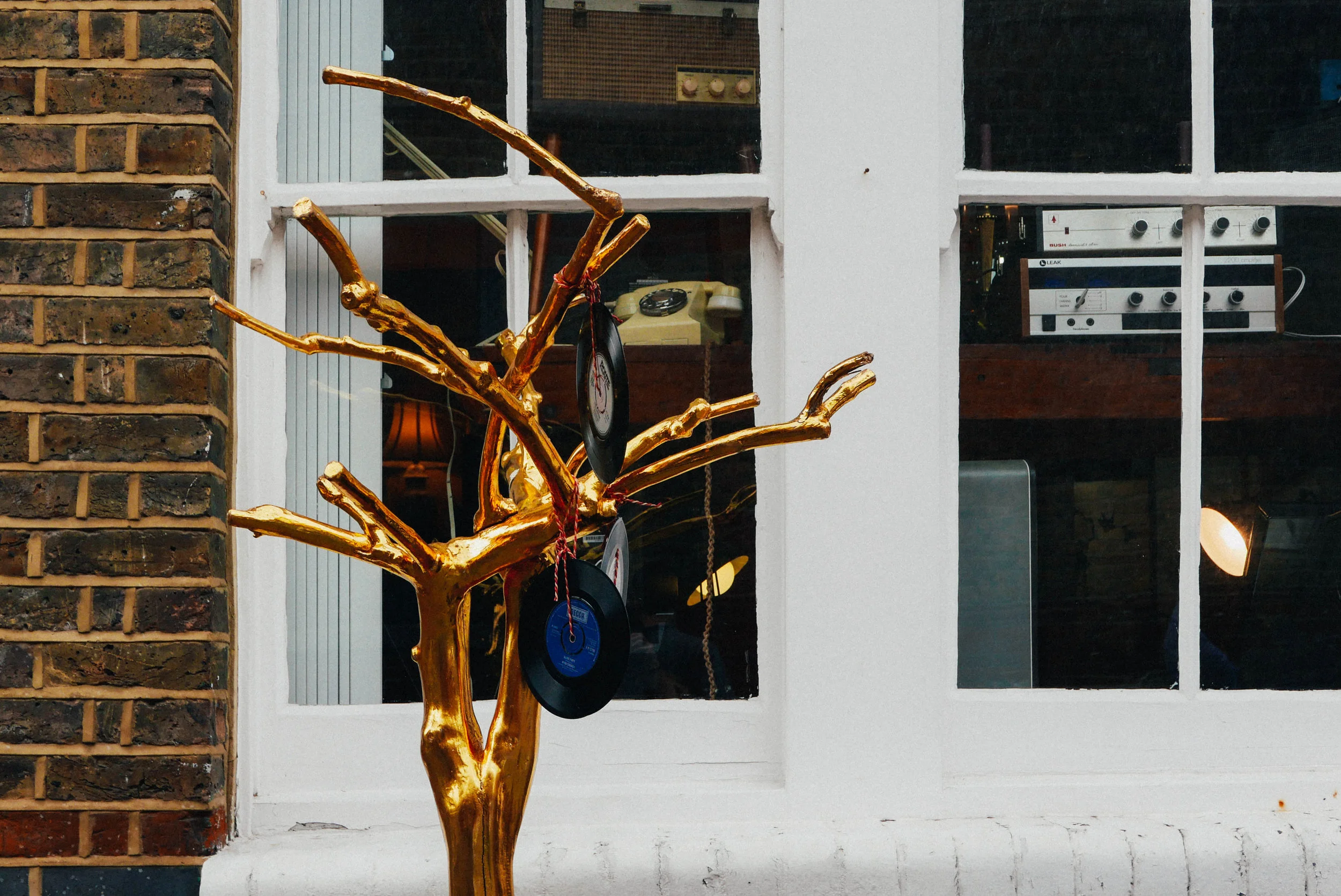 {Artsy storefronts in Shoreditch}