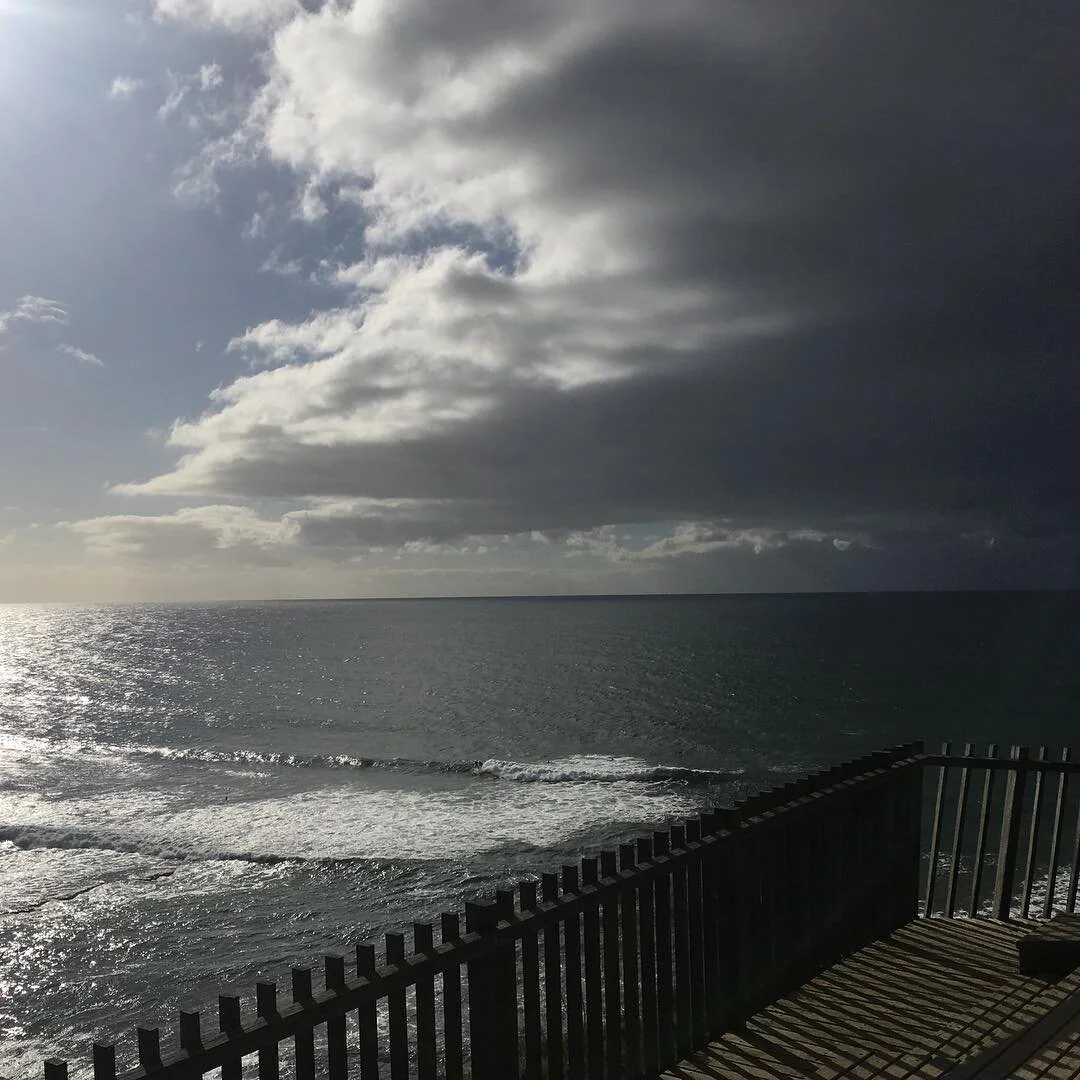 Moody summer morning over Birdrock Lookout #designbyloci #janjucbeach #coastaldesign